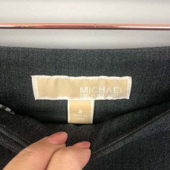 MICHAEL KORS | Gray Dress Pants Size 2 - Picture 4 of 7